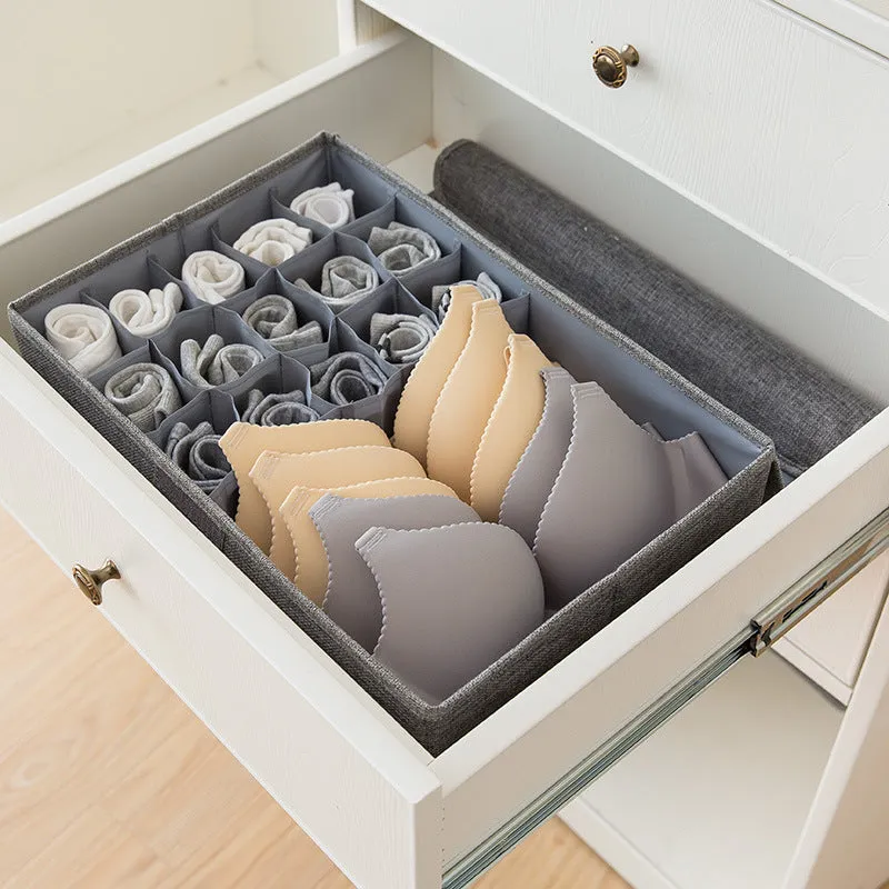 Linen storage box for underwear - organization