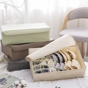 Linen storage box for underwear - organization