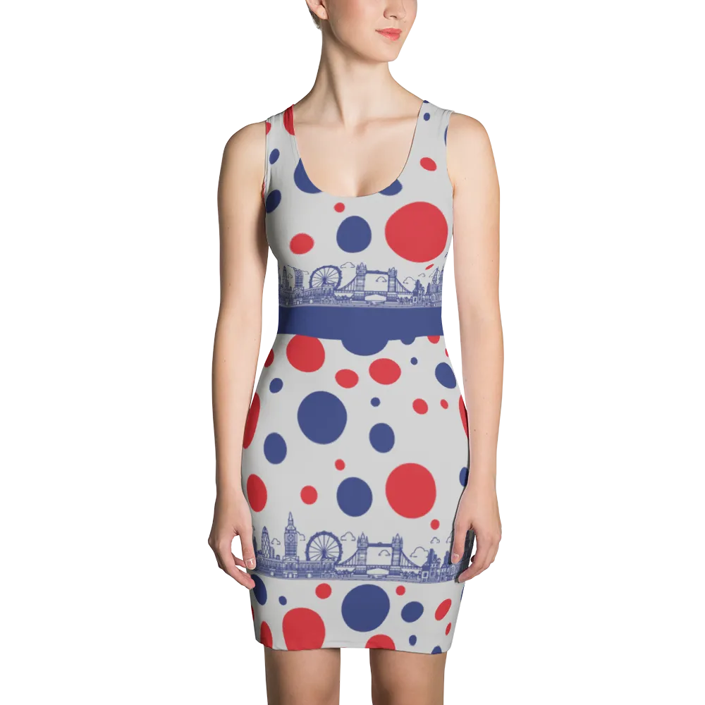 London Circles Bodycon Dress