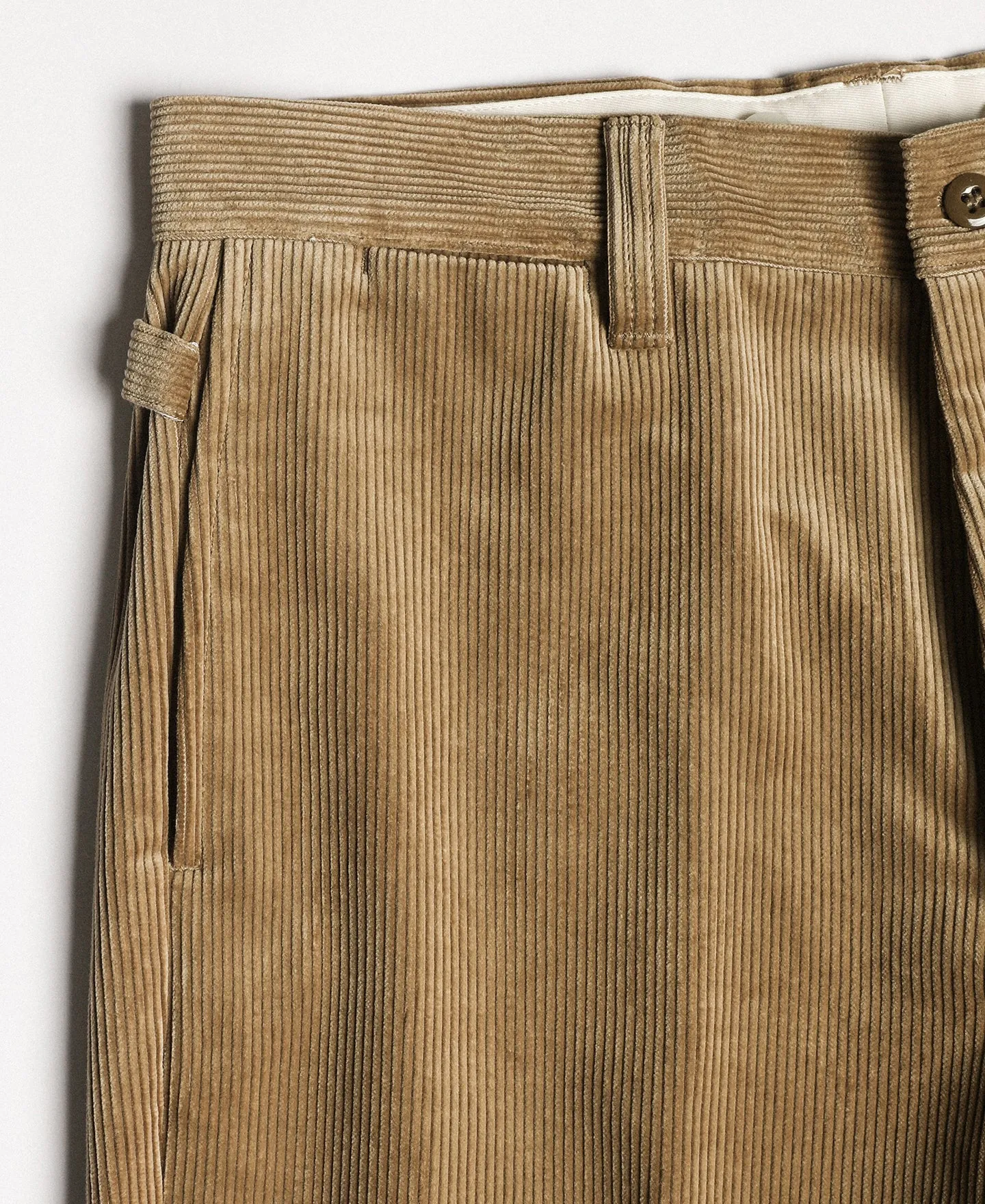 Lot 840 9.5 Wale 1940s Corduroy Work Pants - Khaki