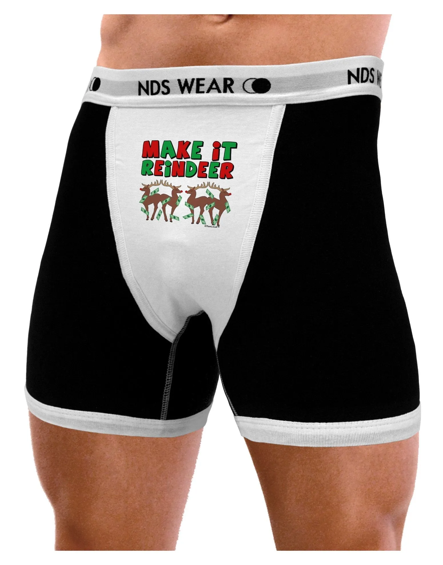 Make It Reindeer Mens Boxer Brief Underwear