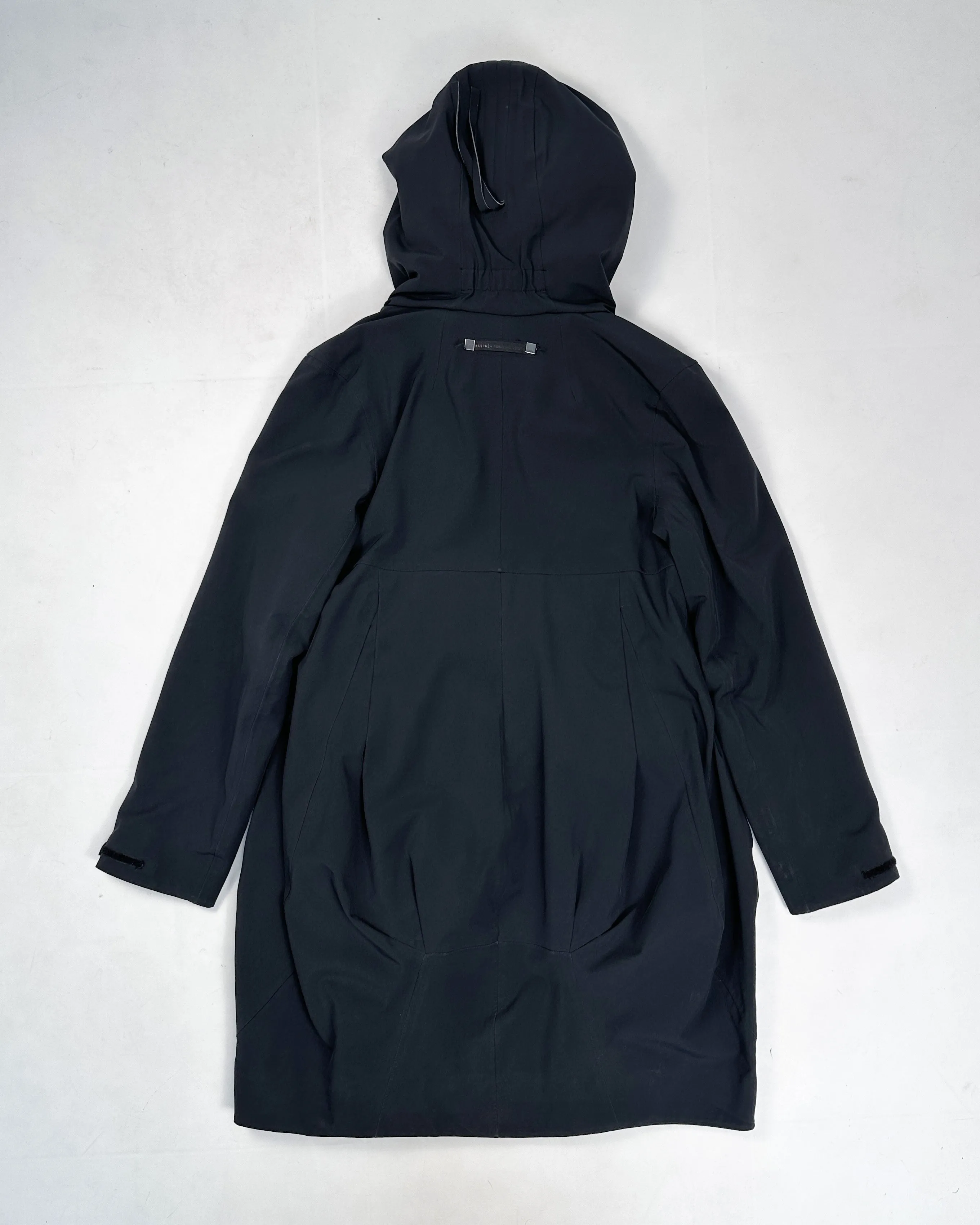 Marithé Francois Gribaud Active Black Windbreaker 2000's