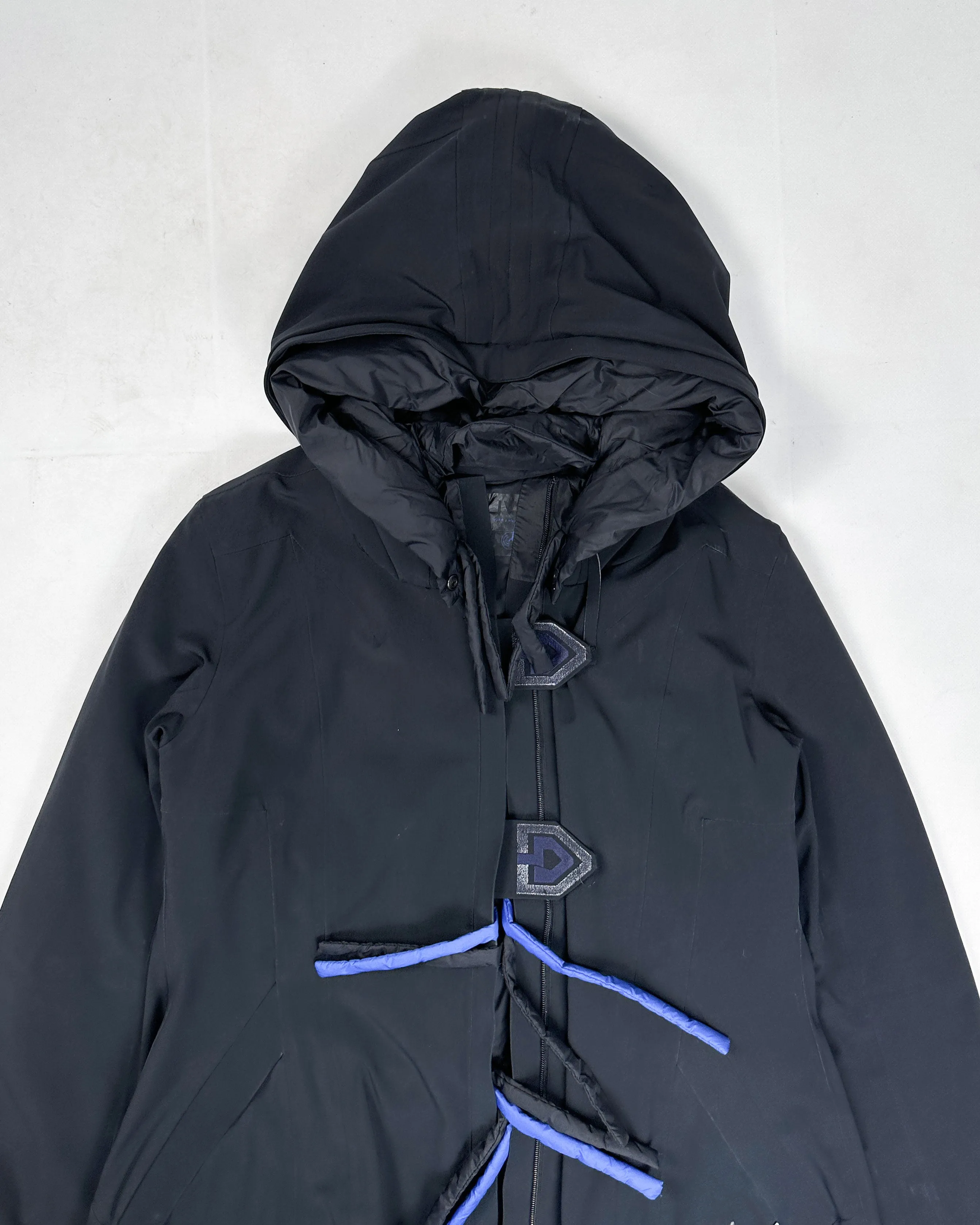 Marithé Francois Gribaud Active Black Windbreaker 2000's