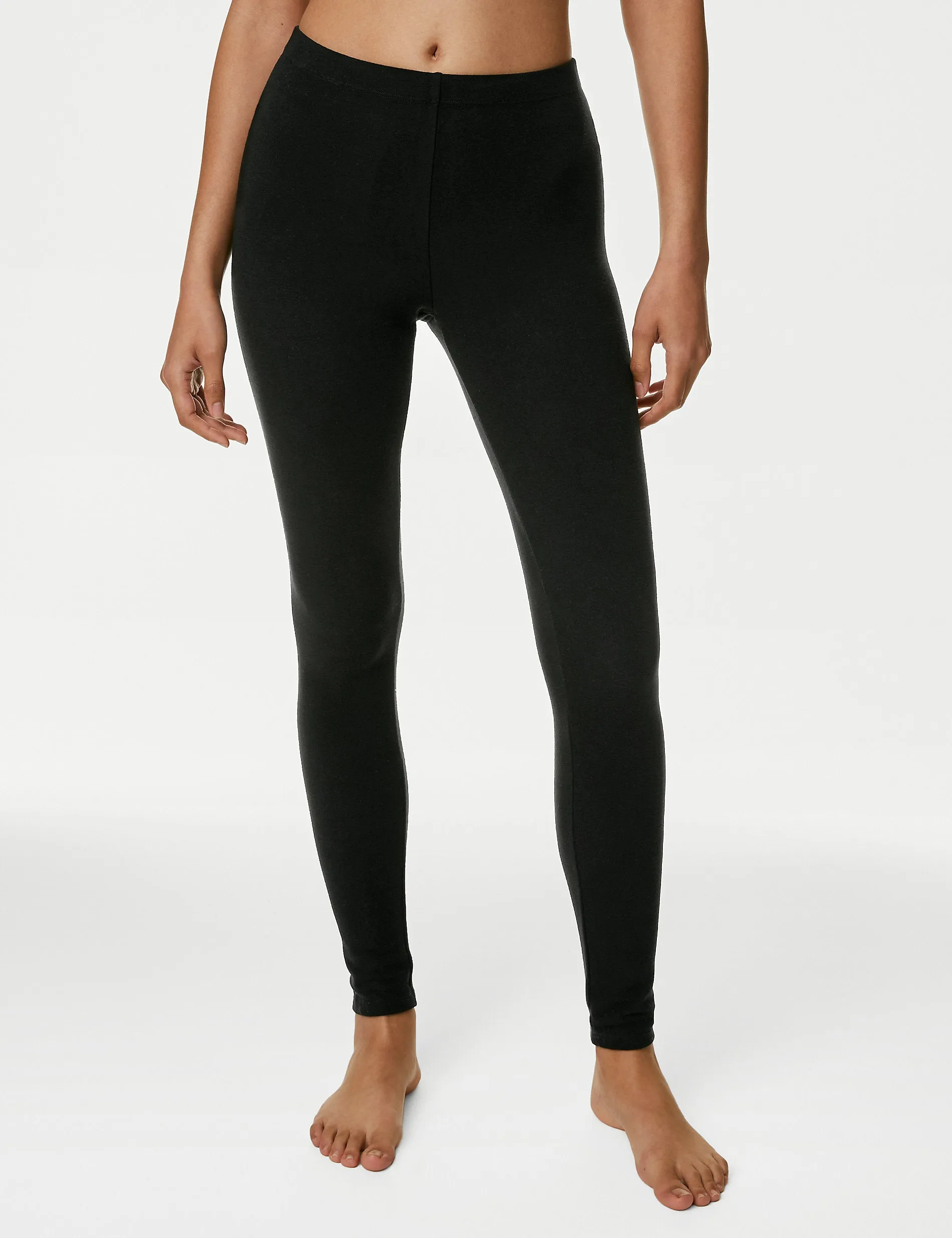 Marks & Spencer Heatgen Plus Thermal Fleece Leggings, black