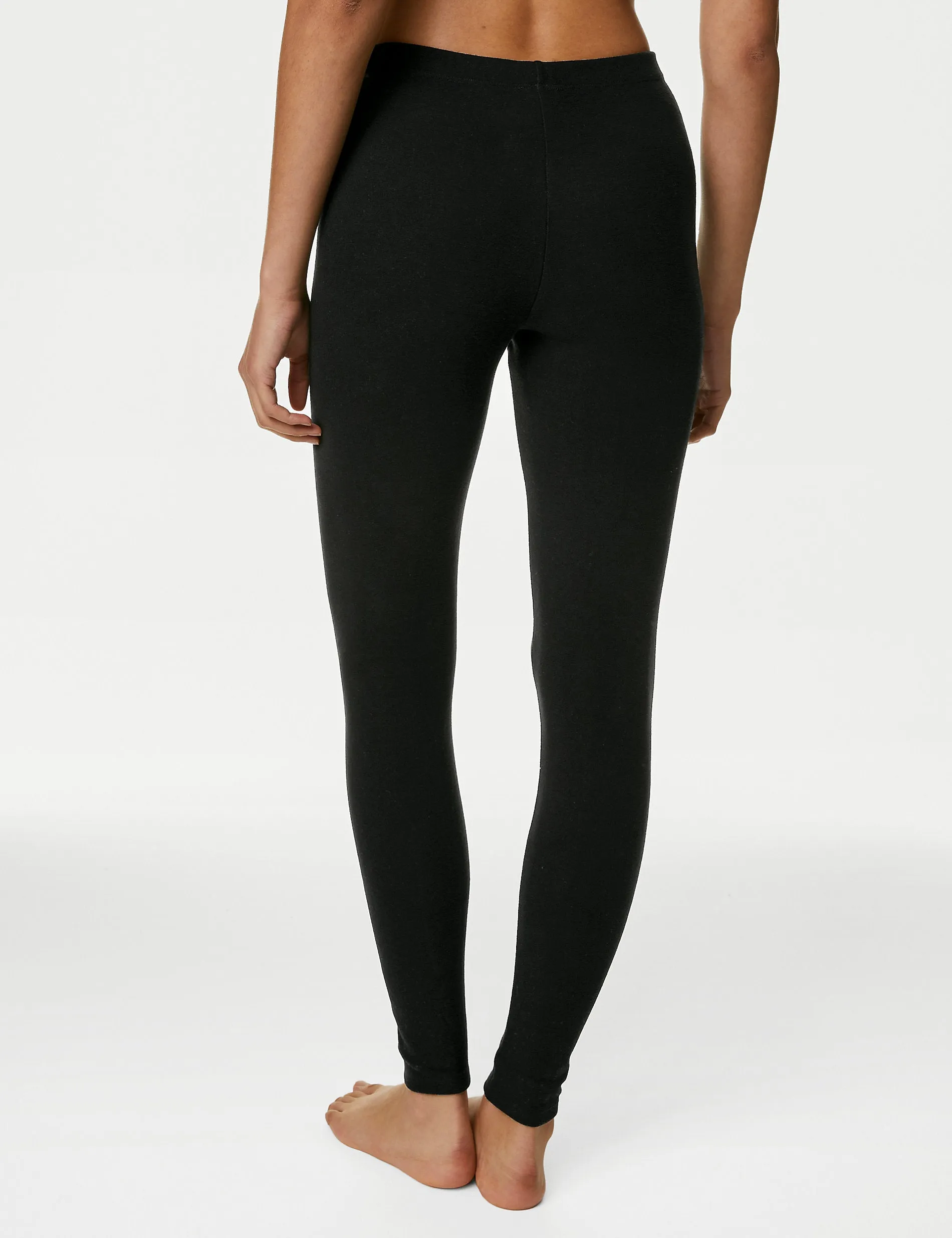 Marks & Spencer Heatgen Plus Thermal Fleece Leggings, black