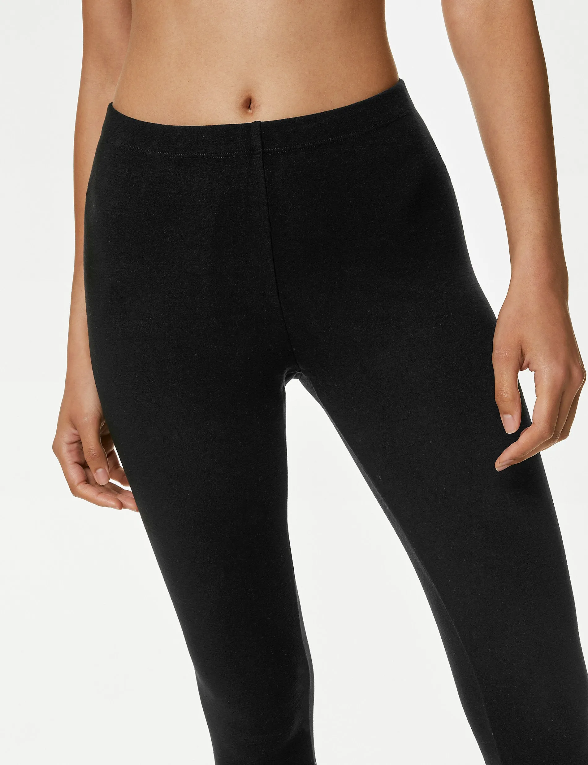 Marks & Spencer Heatgen Plus Thermal Fleece Leggings, black