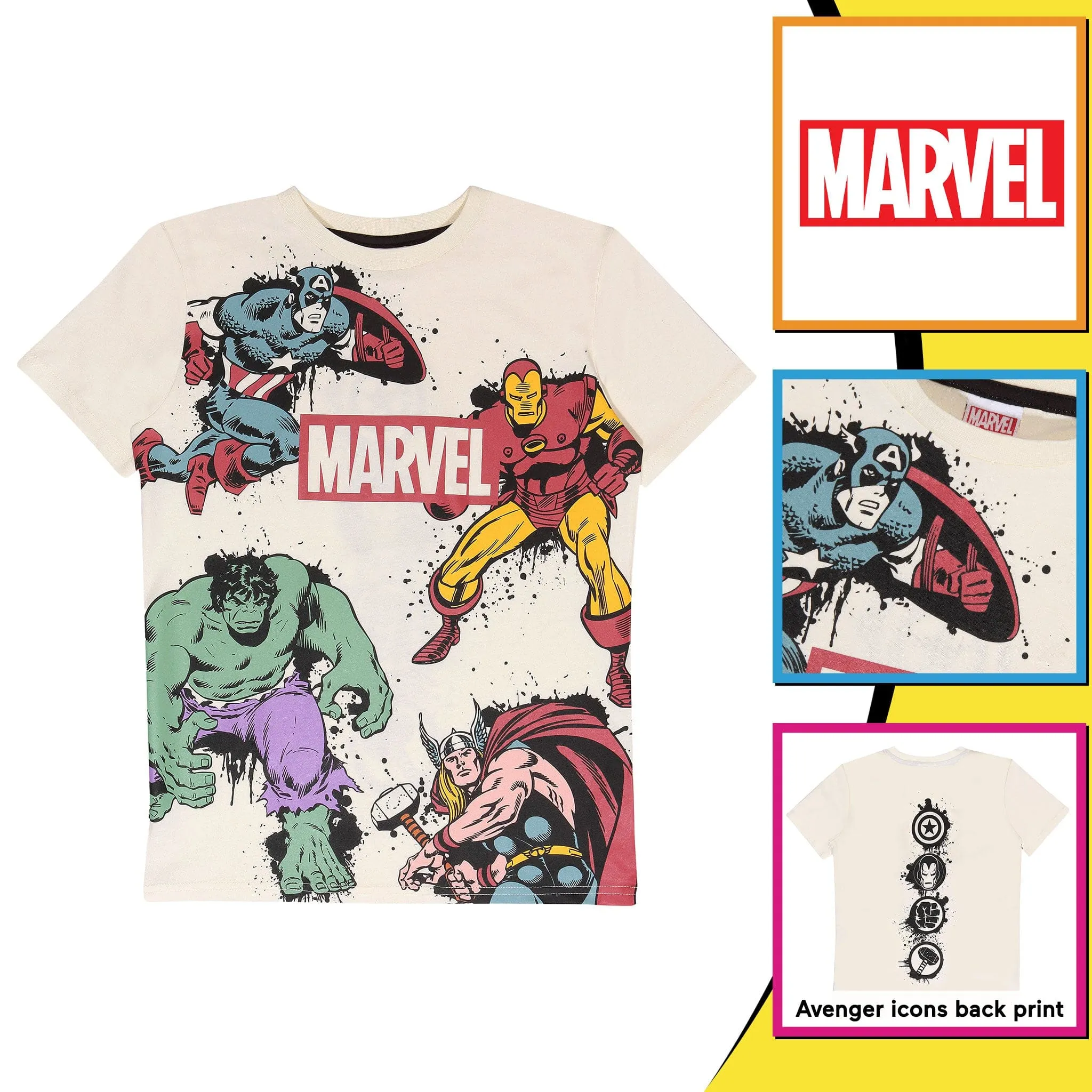 Marvel Comics Avengers Assemble Kids T-Shirt