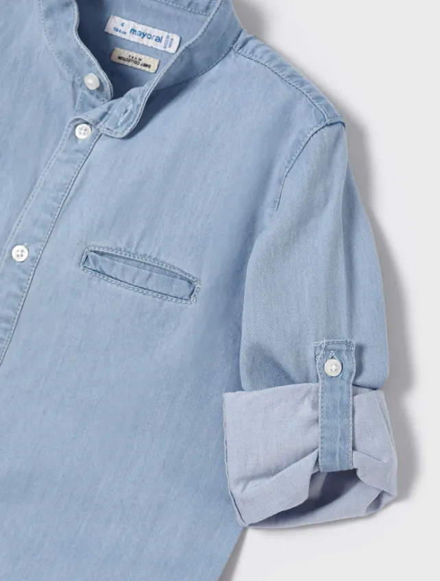 Mayoral Denim Dress Shirt