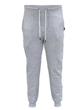 MELANGE GREY MENS UNBRUSHED FLEECE JOGGER