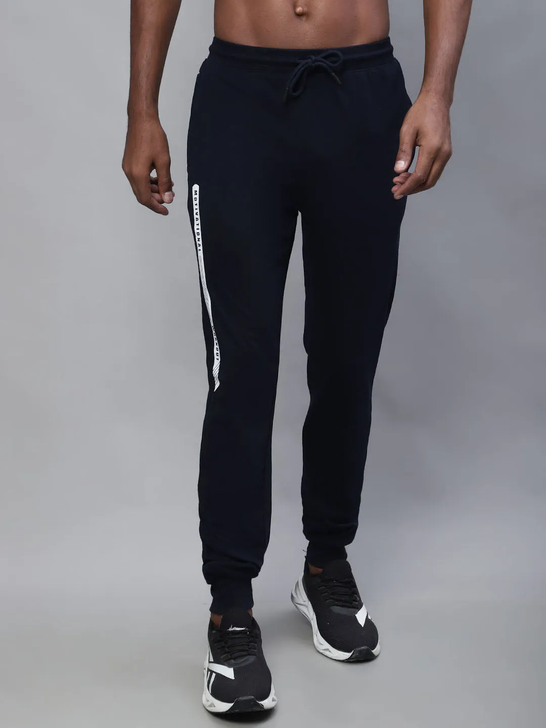 Men Navy Track Pant