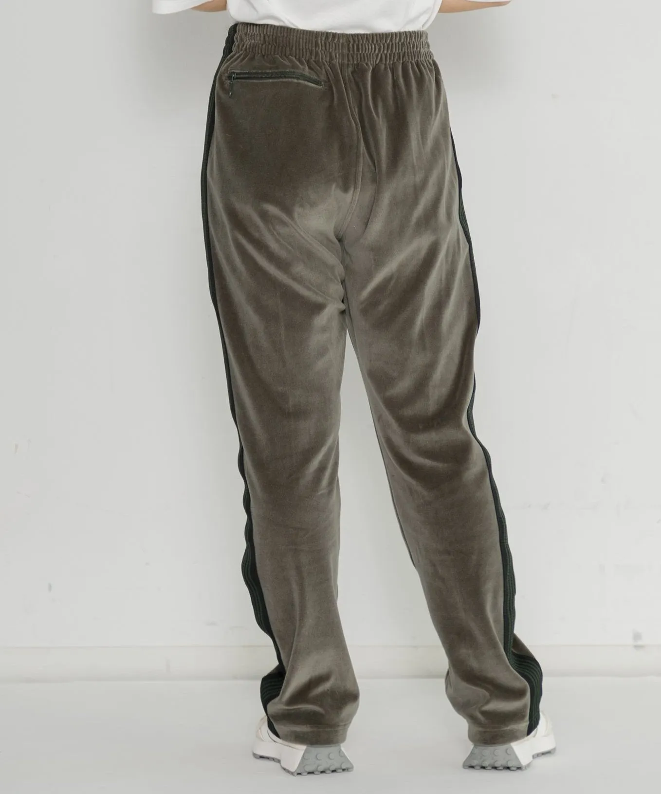 【MEN , WOMEN】NEEDLES Narrow Track Pant - C/Pe Velour