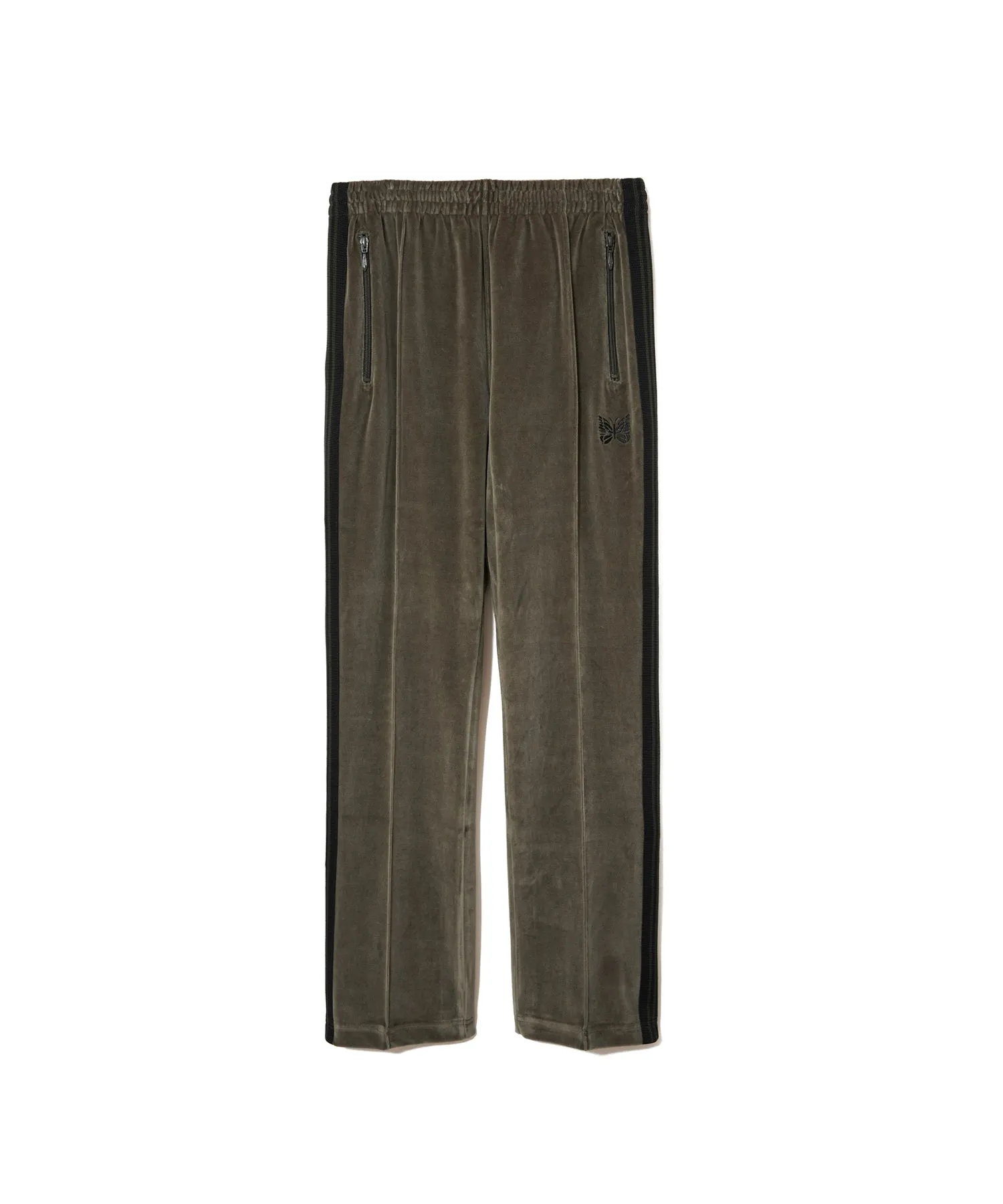 【MEN , WOMEN】NEEDLES Narrow Track Pant - C/Pe Velour