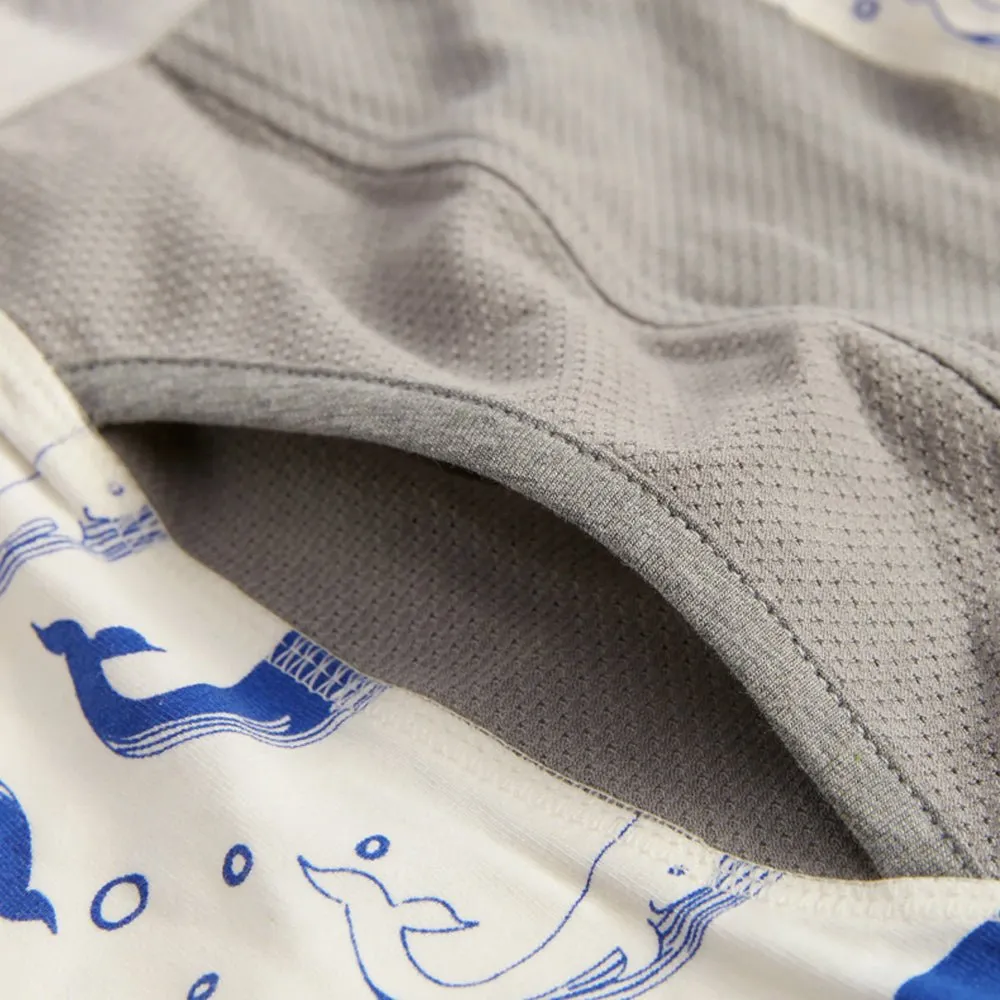 Mens Bamboo and Organic Cotton Underwear - Whales