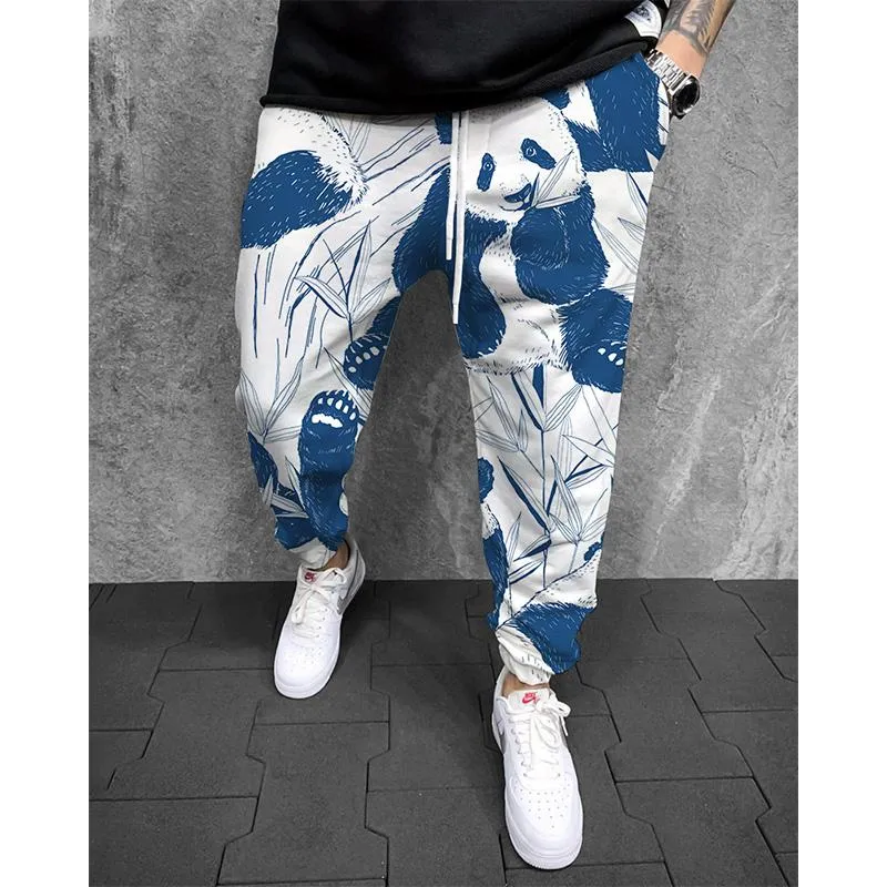 MEN'S PRINTED ELASTICATED SWEATPANTS 28461269YM