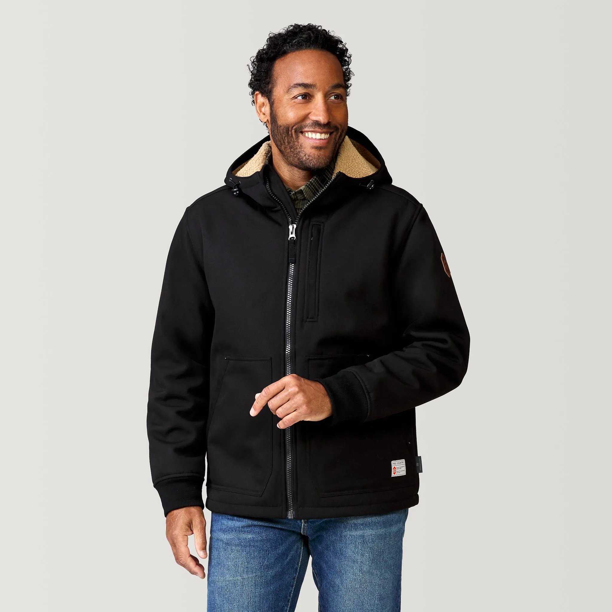 Men's Wind River Burly Canvas Softshell Jacket