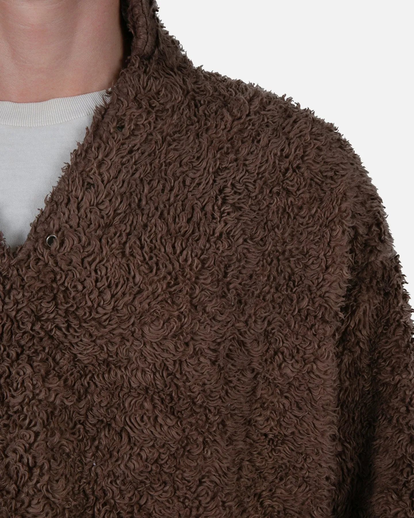 MNML Sherpa Pullover Brown