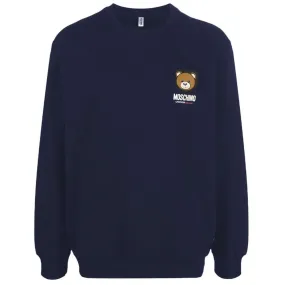 Moschino Blue Cotton Sweater