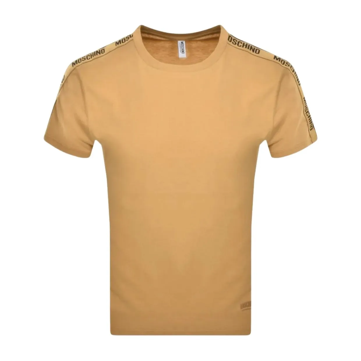 Moschino Underwear Logo Tape Beige T-Shirt