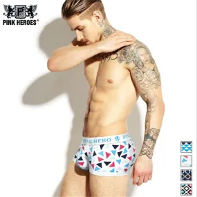 New men's Underwear Boxers Gorgeous Color Printing men Underwear Cotton Lingerie Sexy Boxers Factory Wholesale   091265#605