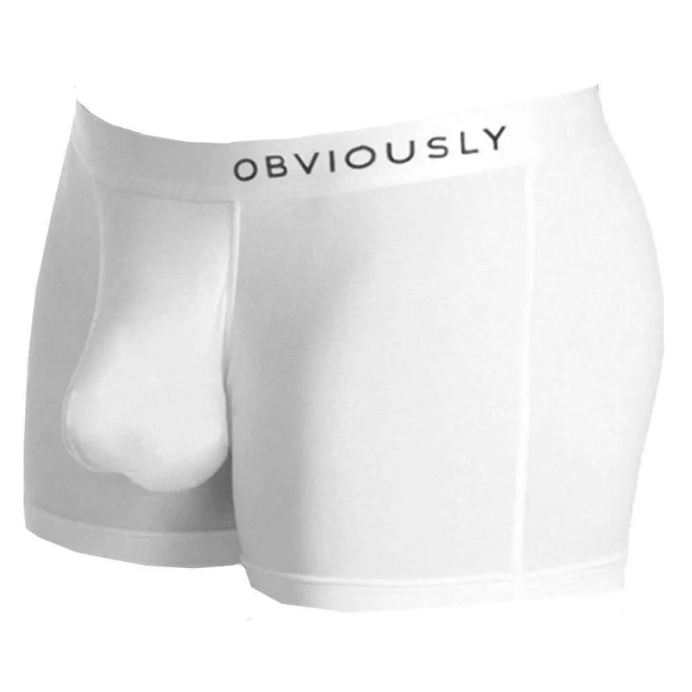 Obviously PrimeMan AnatoMAX Boxer Brief 3inch Leg - White