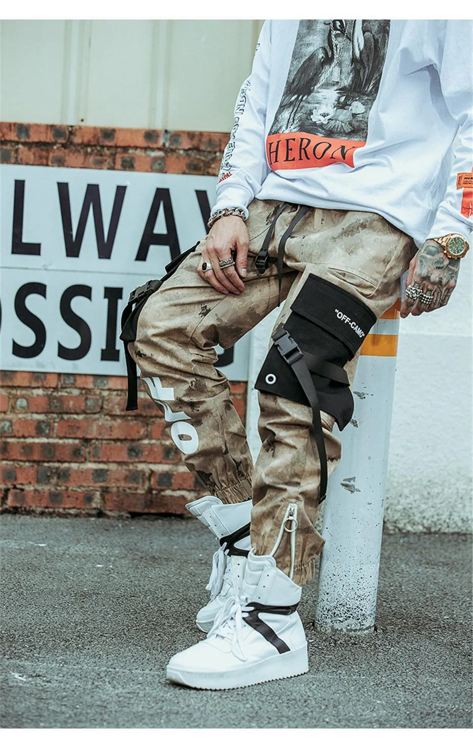 Off Camo Camouflage Hype Joggers