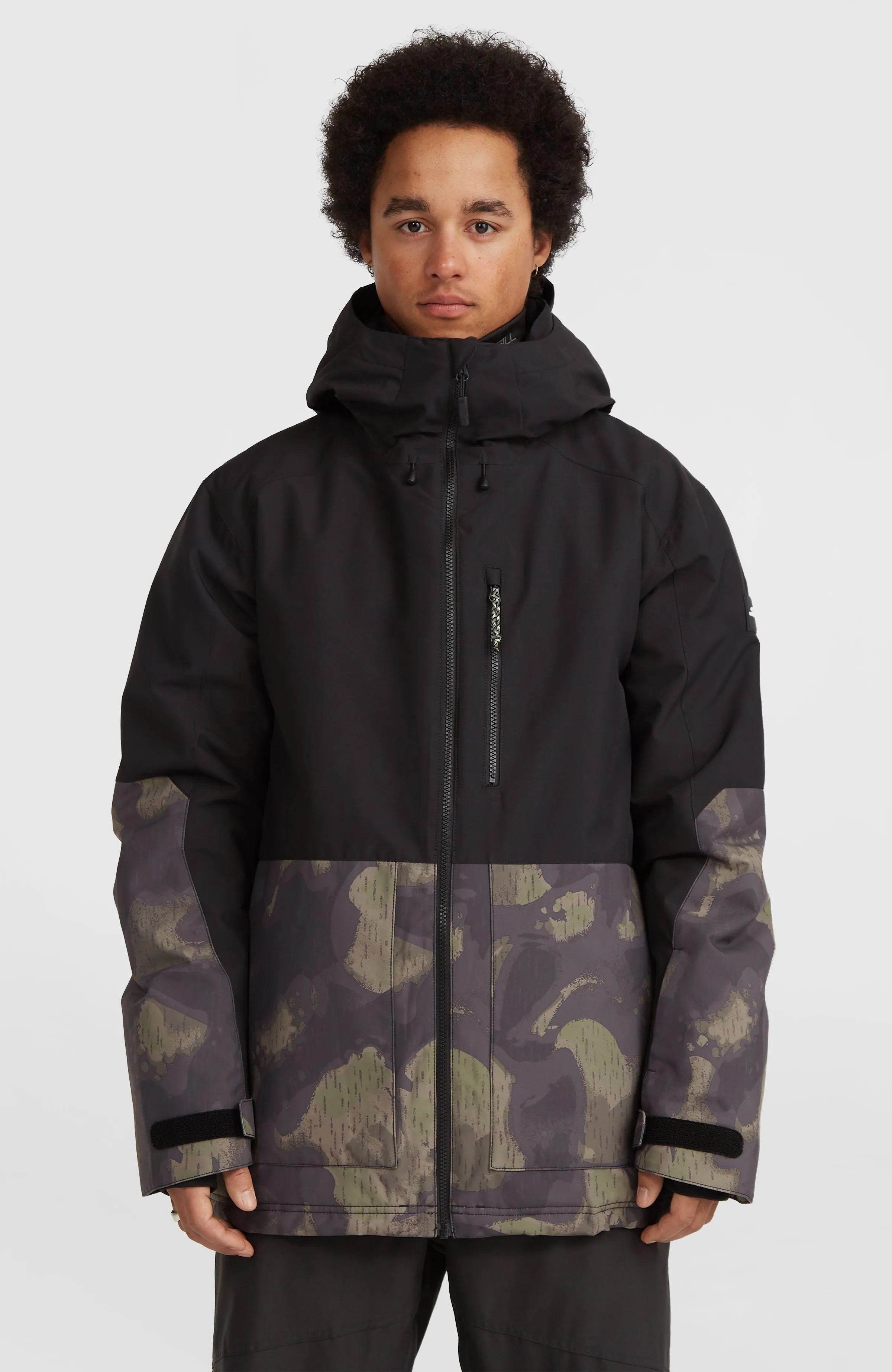 O'Riginals Block Snow Jacket | Black Night Camo