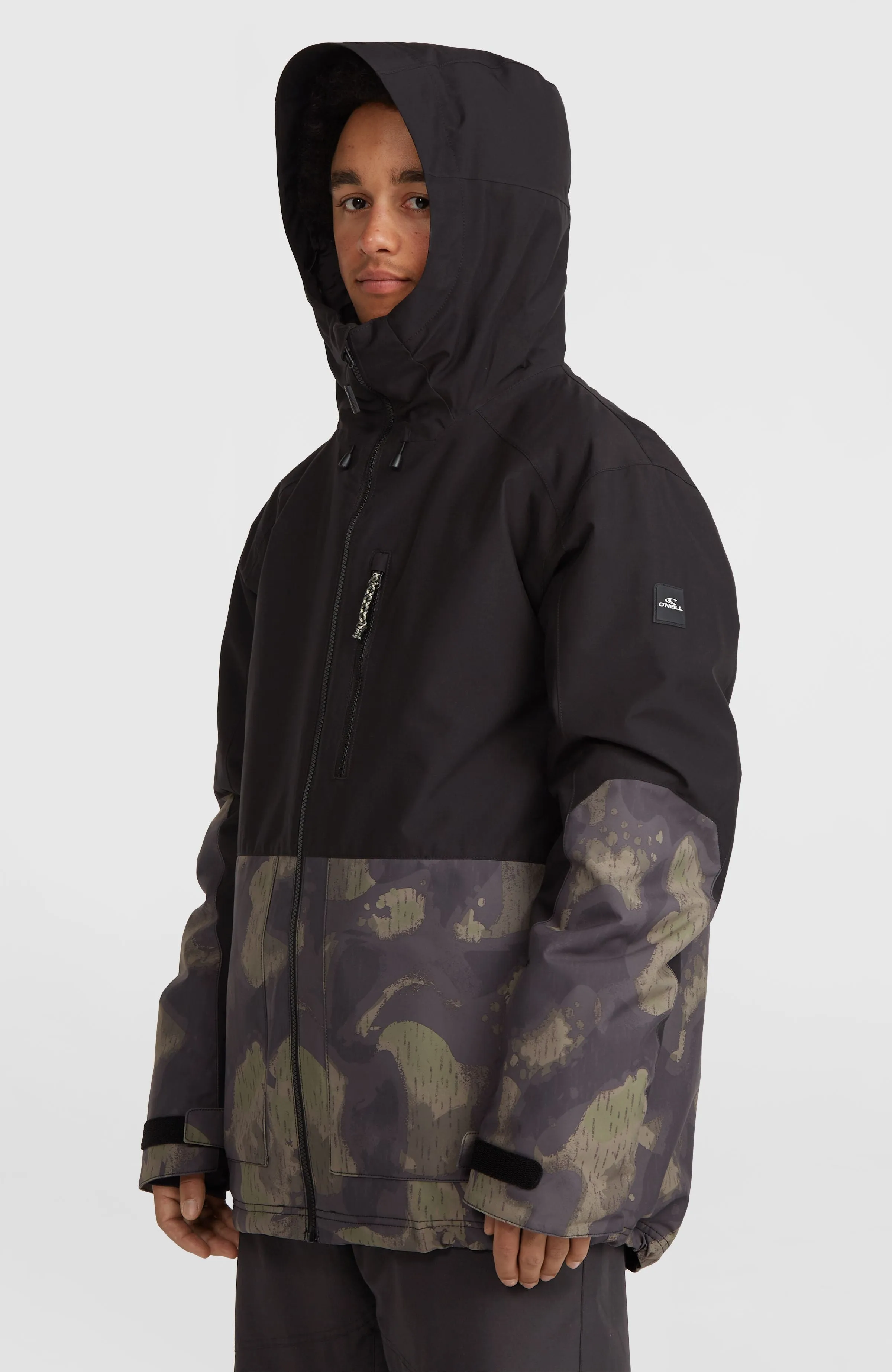 O'Riginals Block Snow Jacket | Black Night Camo