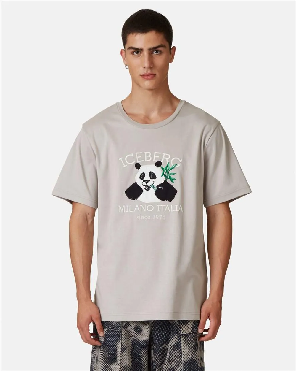 Panda Logo 5D T-Shirt (Beige) - I24F02763071323