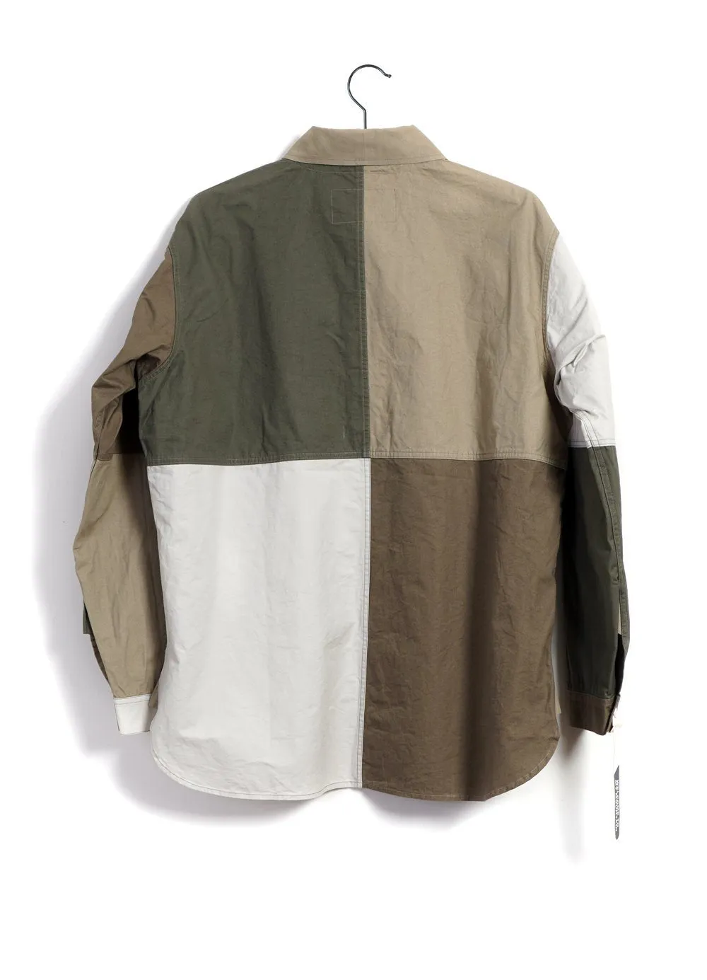 PATCHWORK SHIRT | Beige