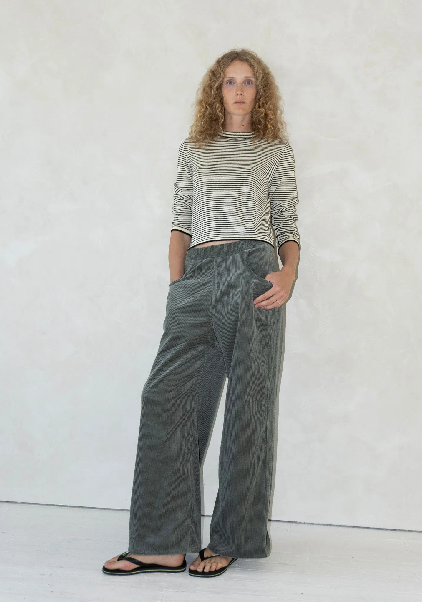 Pistis Corduroy Pant in Sage