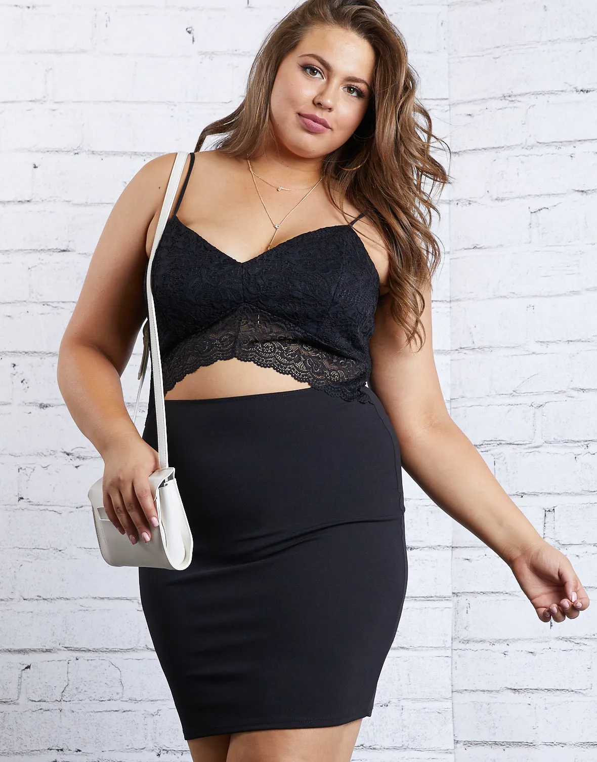 Plus Size Kailyn Open Front Dress