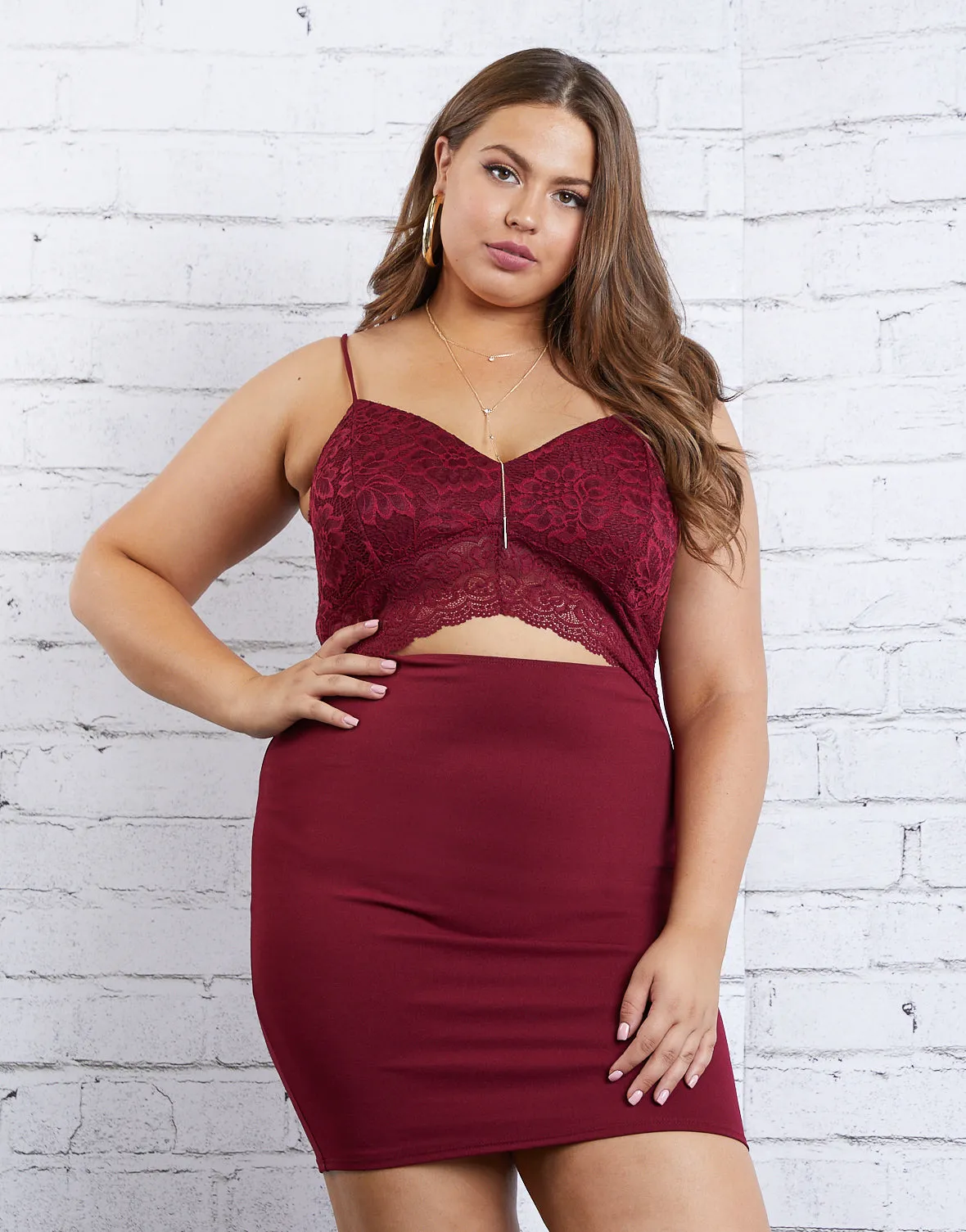 Plus Size Kailyn Open Front Dress