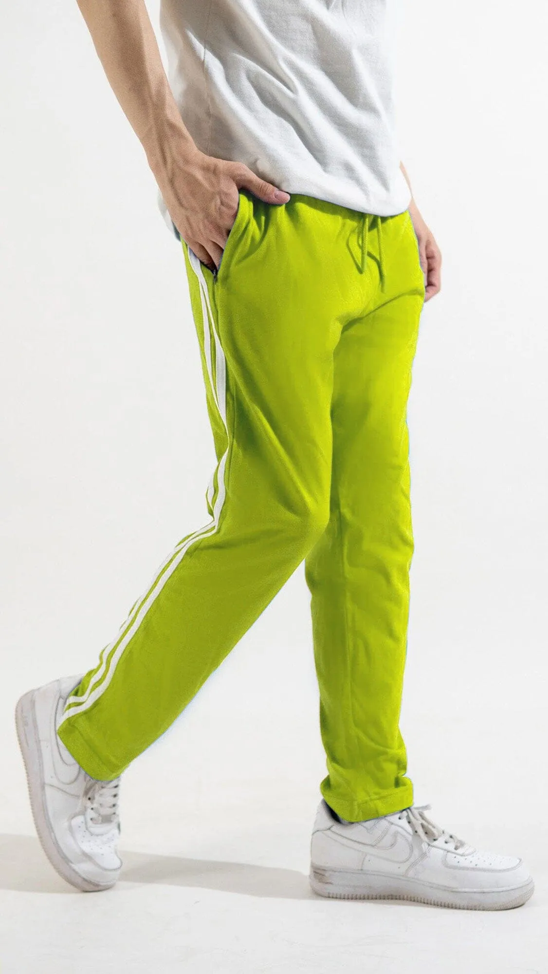 Polo Republica Essentials - Heavy Cotton Jersey Slim-Fit Lounge Pants with Sporty Side Stripes