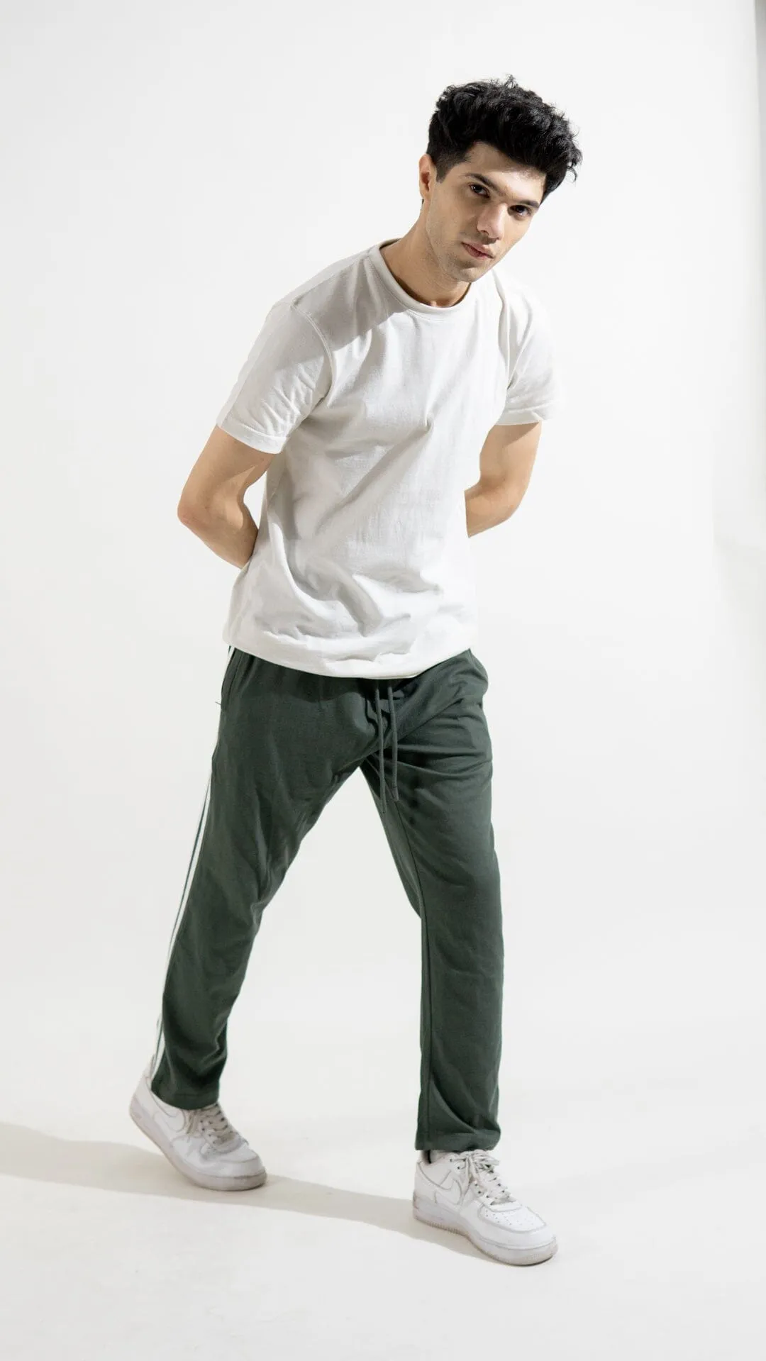 Polo Republica Essentials - Heavy Cotton Jersey Slim-Fit Lounge Pants with Sporty Side Stripes