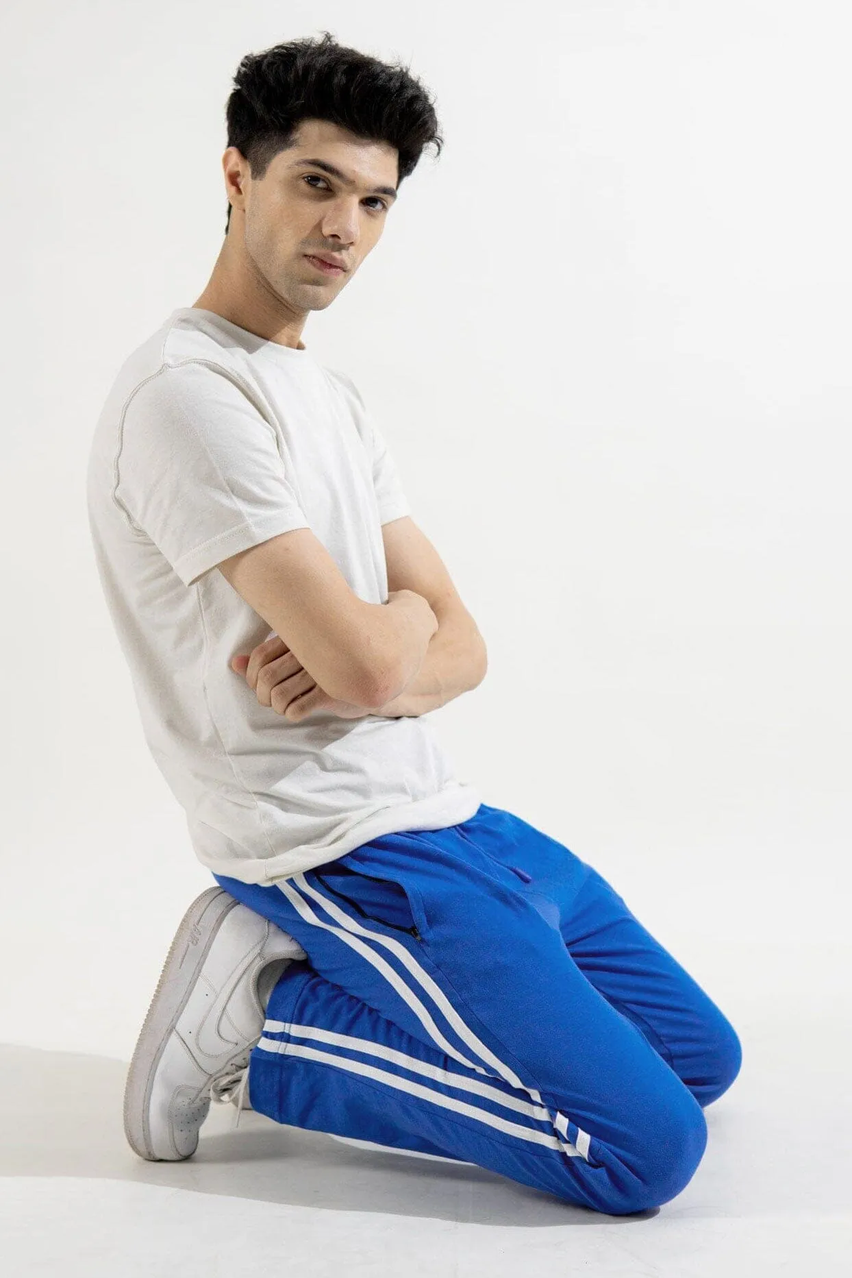 Polo Republica Essentials - Heavy Cotton Jersey Slim-Fit Lounge Pants with Sporty Side Stripes