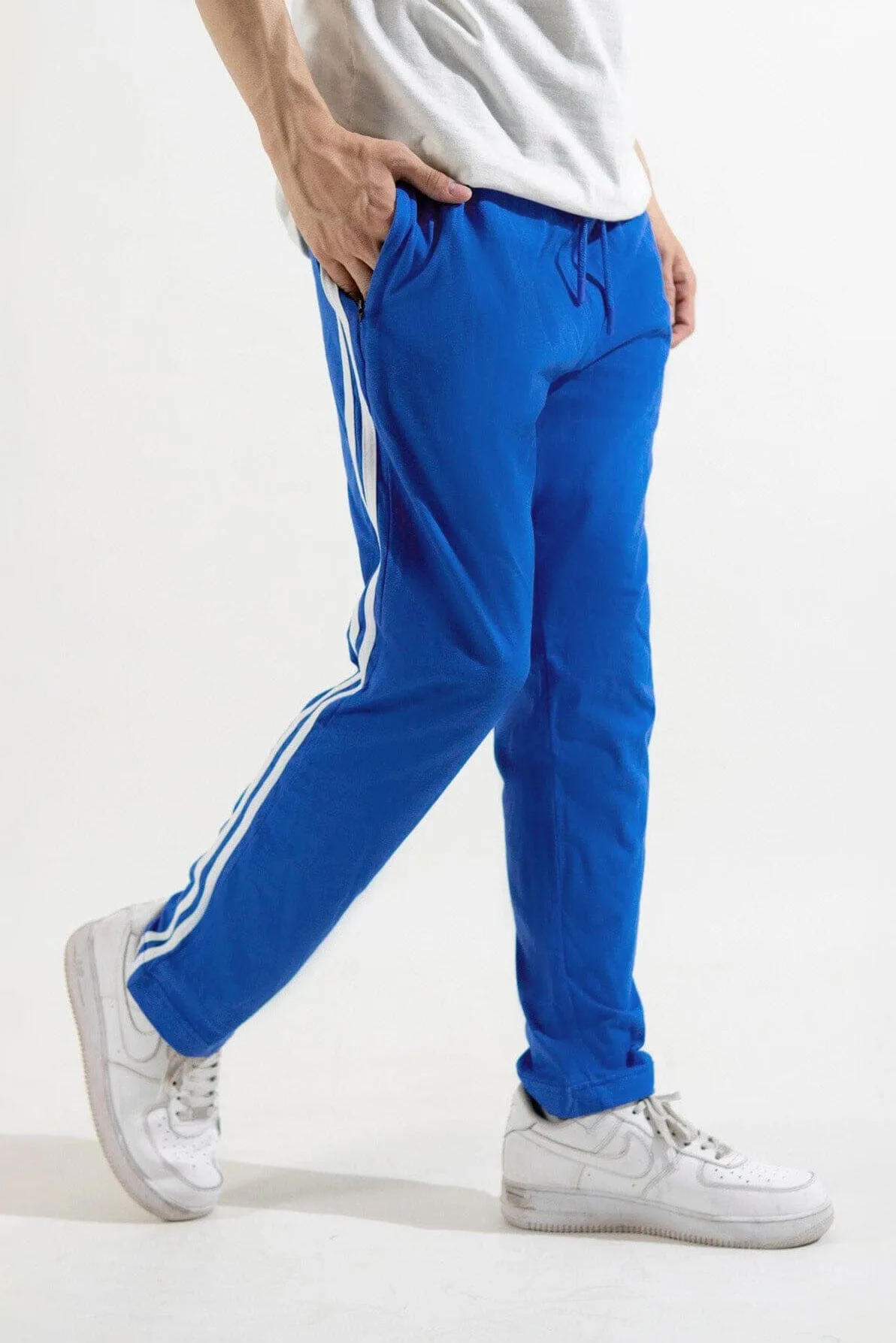 Polo Republica Essentials - Heavy Cotton Jersey Slim-Fit Lounge Pants with Sporty Side Stripes