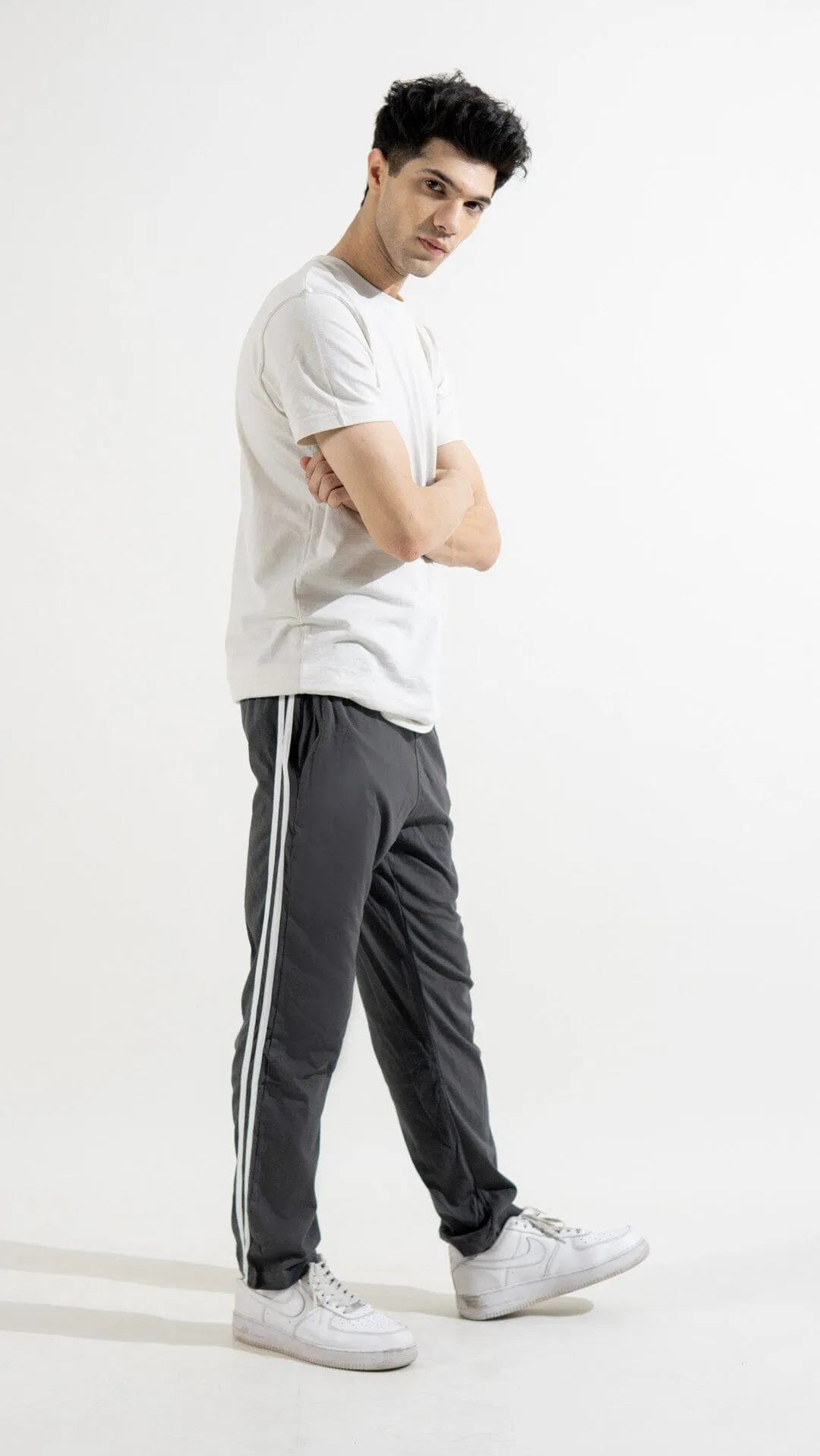 Polo Republica Essentials - Heavy Cotton Jersey Slim-Fit Lounge Pants with Sporty Side Stripes