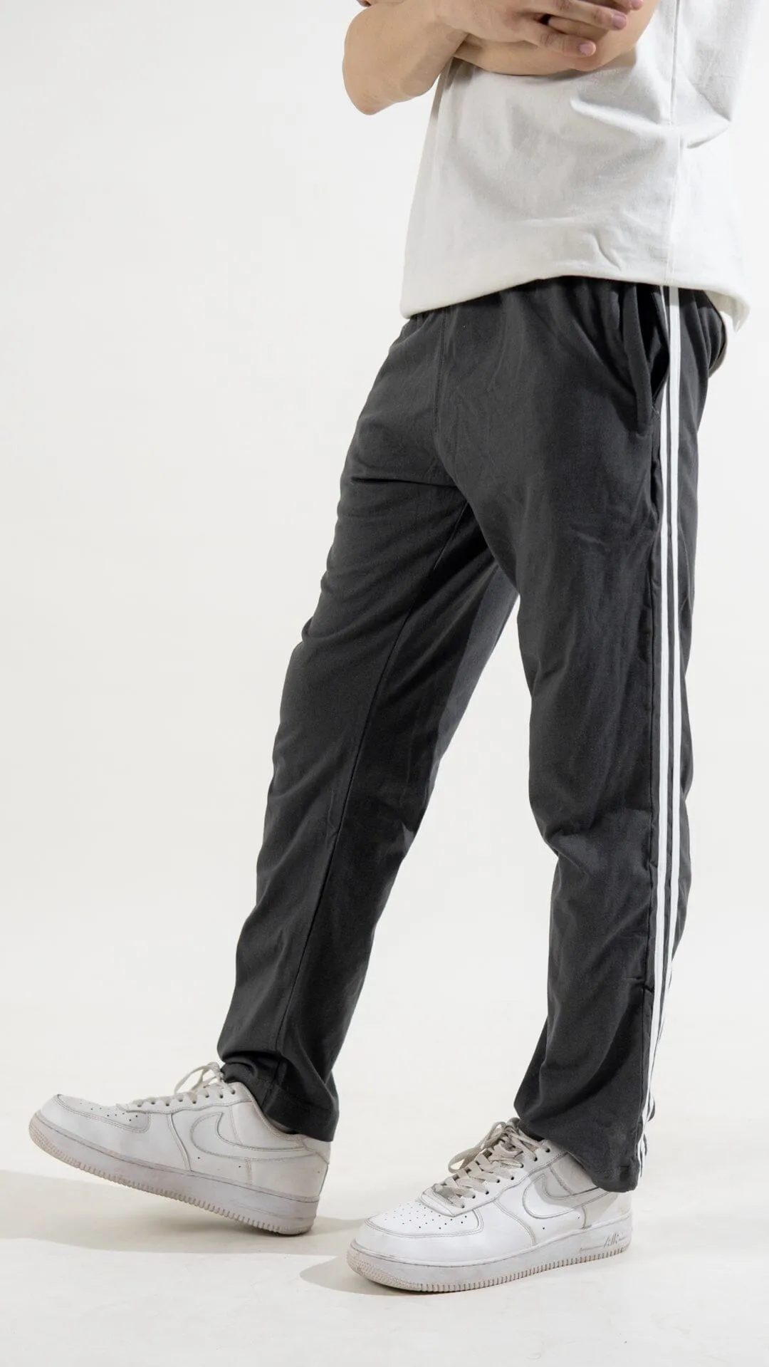 Polo Republica Essentials - Heavy Cotton Jersey Slim-Fit Lounge Pants with Sporty Side Stripes