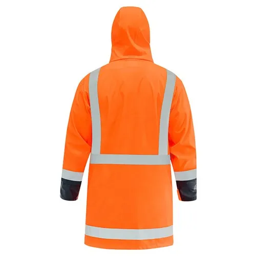 PU Stamina Rainwear Jacket H20 TTMC Orange/Navy