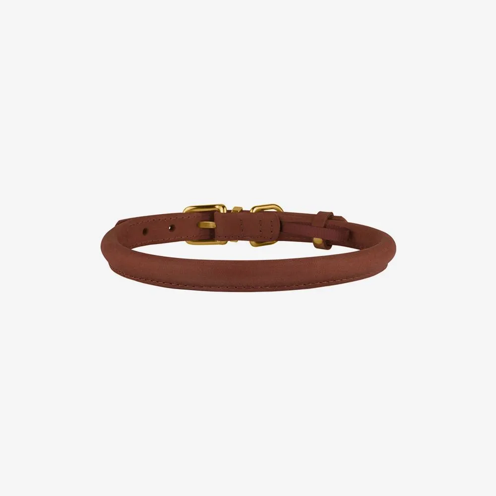 Rolled Leather Collar for Dog & Cat