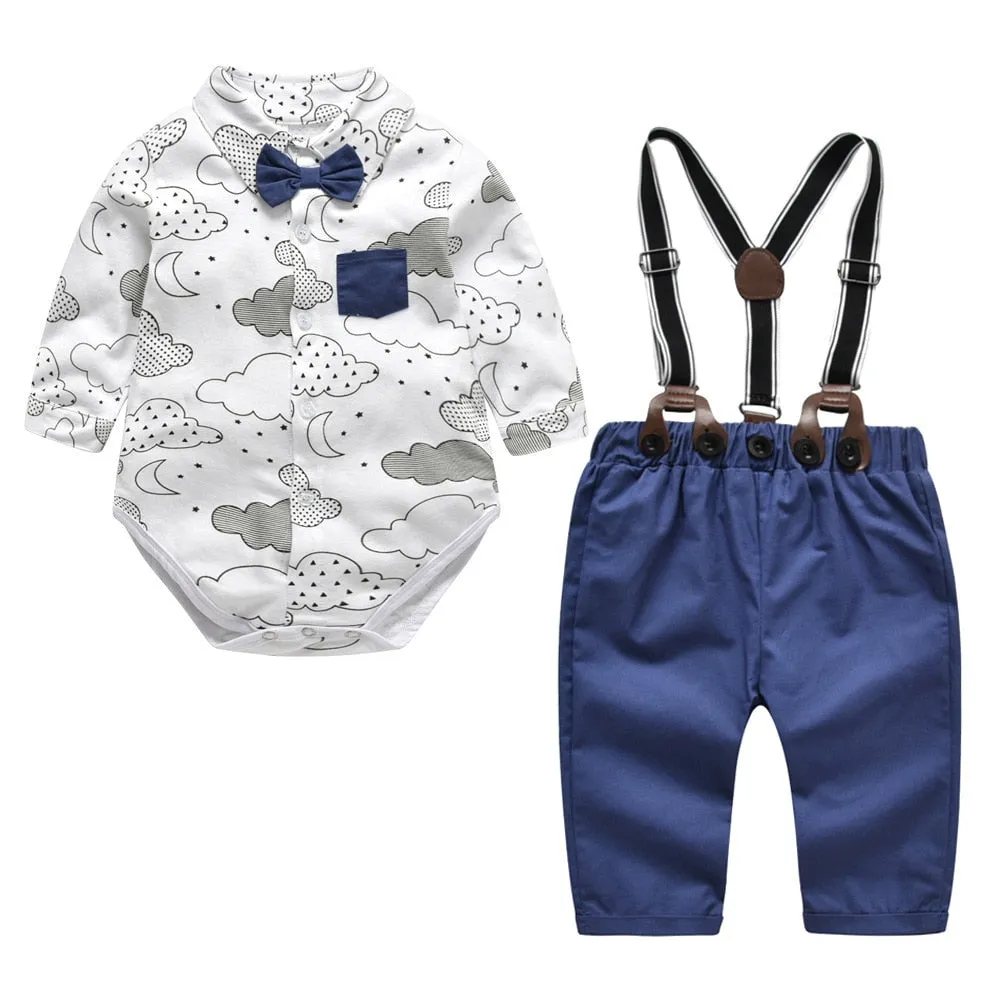 Romper   Pant 2 Piece Set for Baby Boy