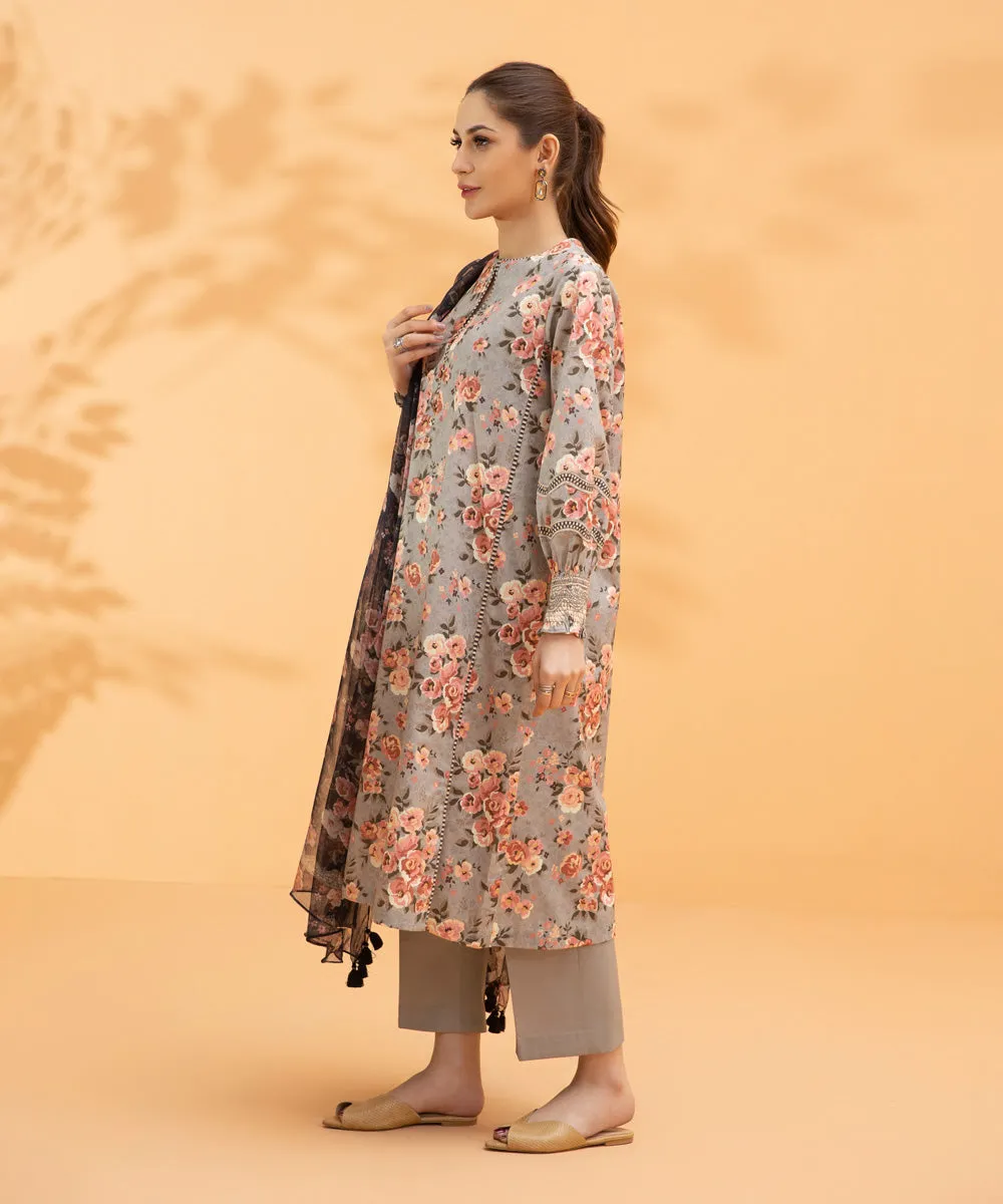 Sapphire Spring/Summer 2023 – 2 Piece - Digital Printed Lawn Suit - 0002DDY23V18