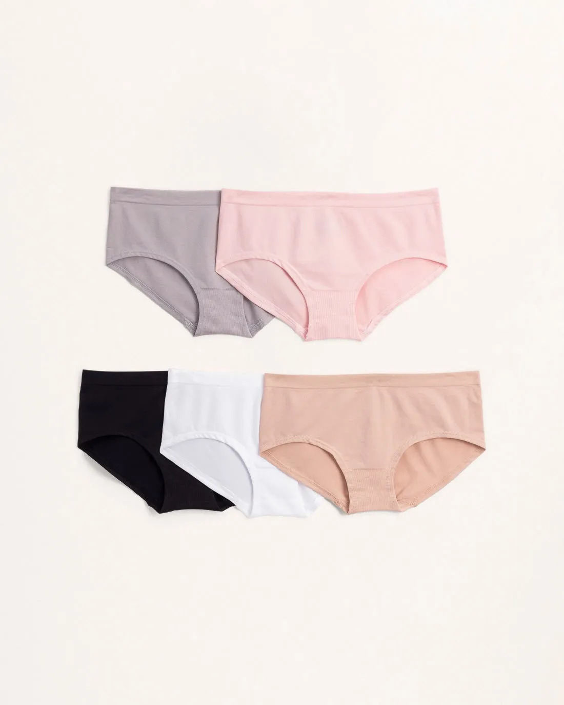 Seamless Hipster Underwear - Pack of 5