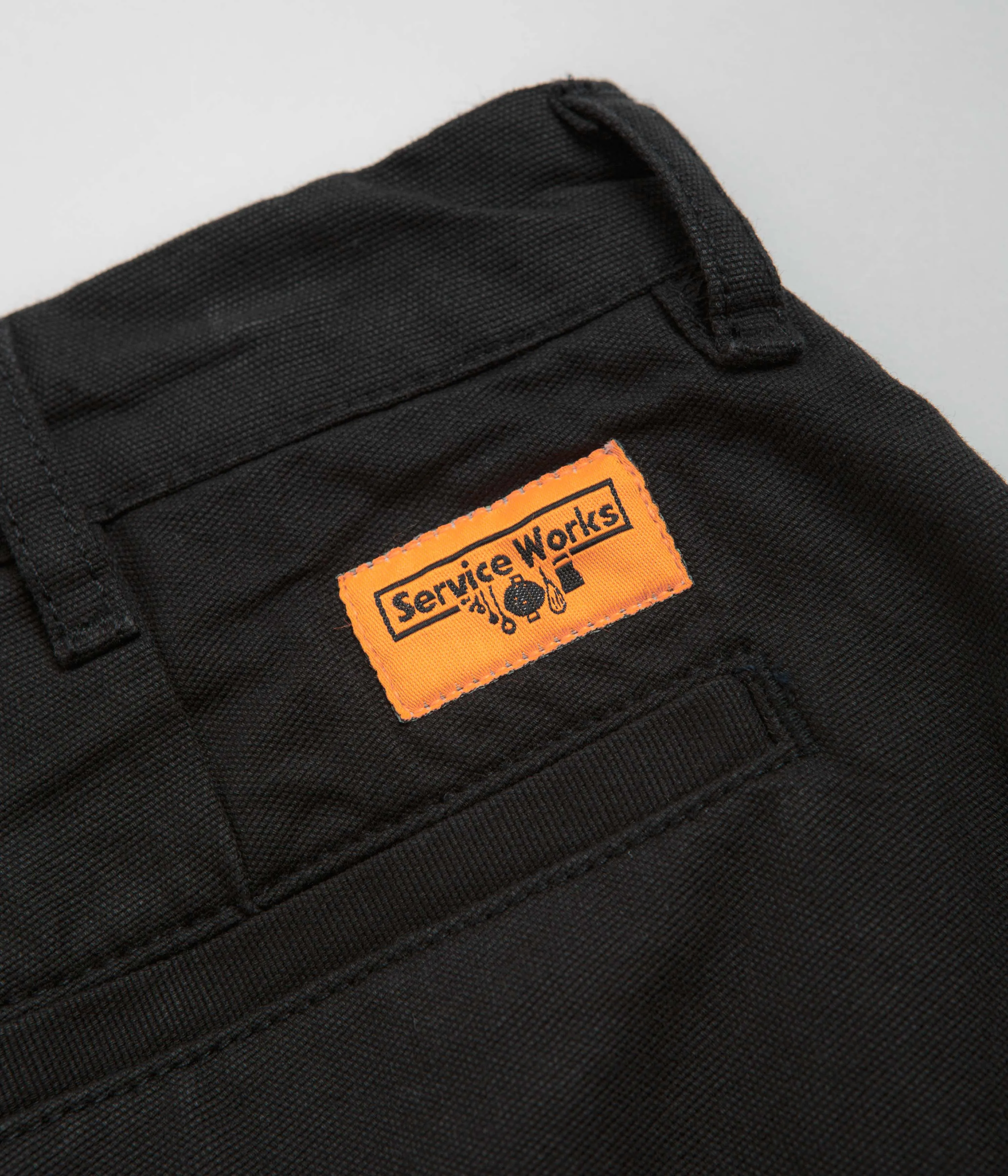 Service Works Canvas Part Timer Pants - Black