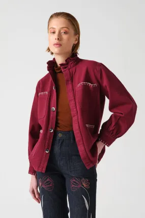 seventy   mochi Pablo Jacket in Burgundy