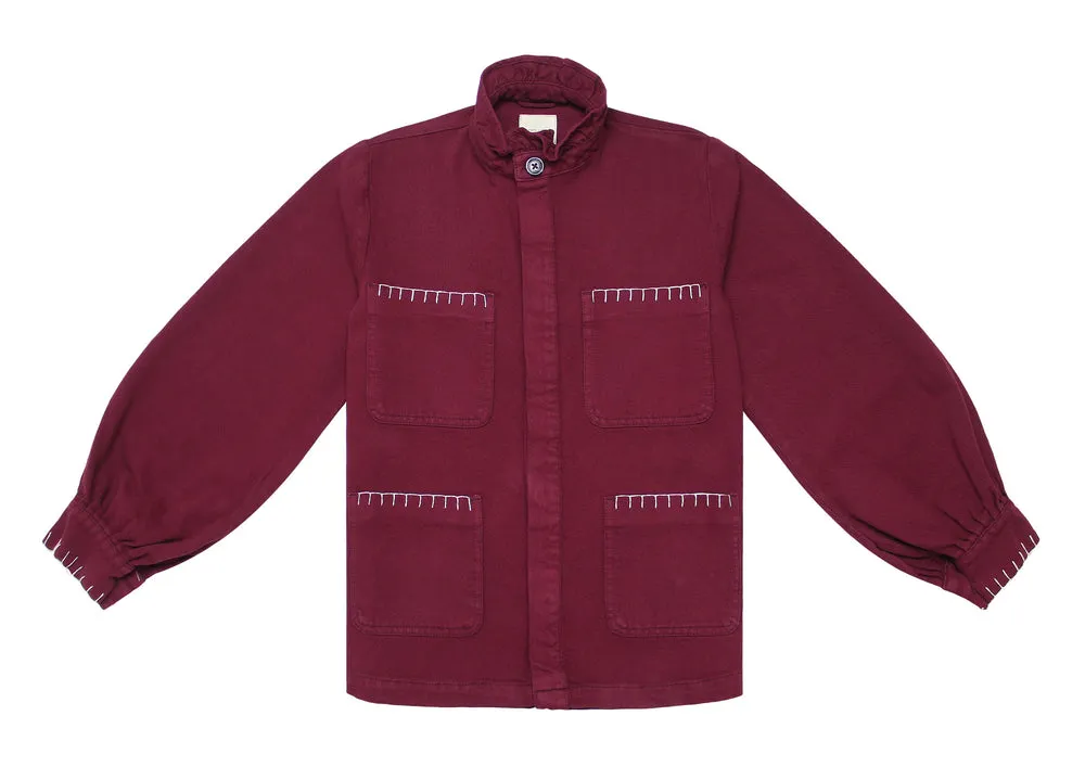 seventy   mochi Pablo Jacket in Burgundy