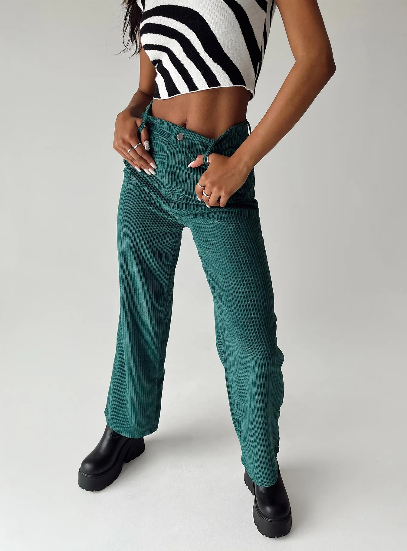 Shaun Pants Forest Green