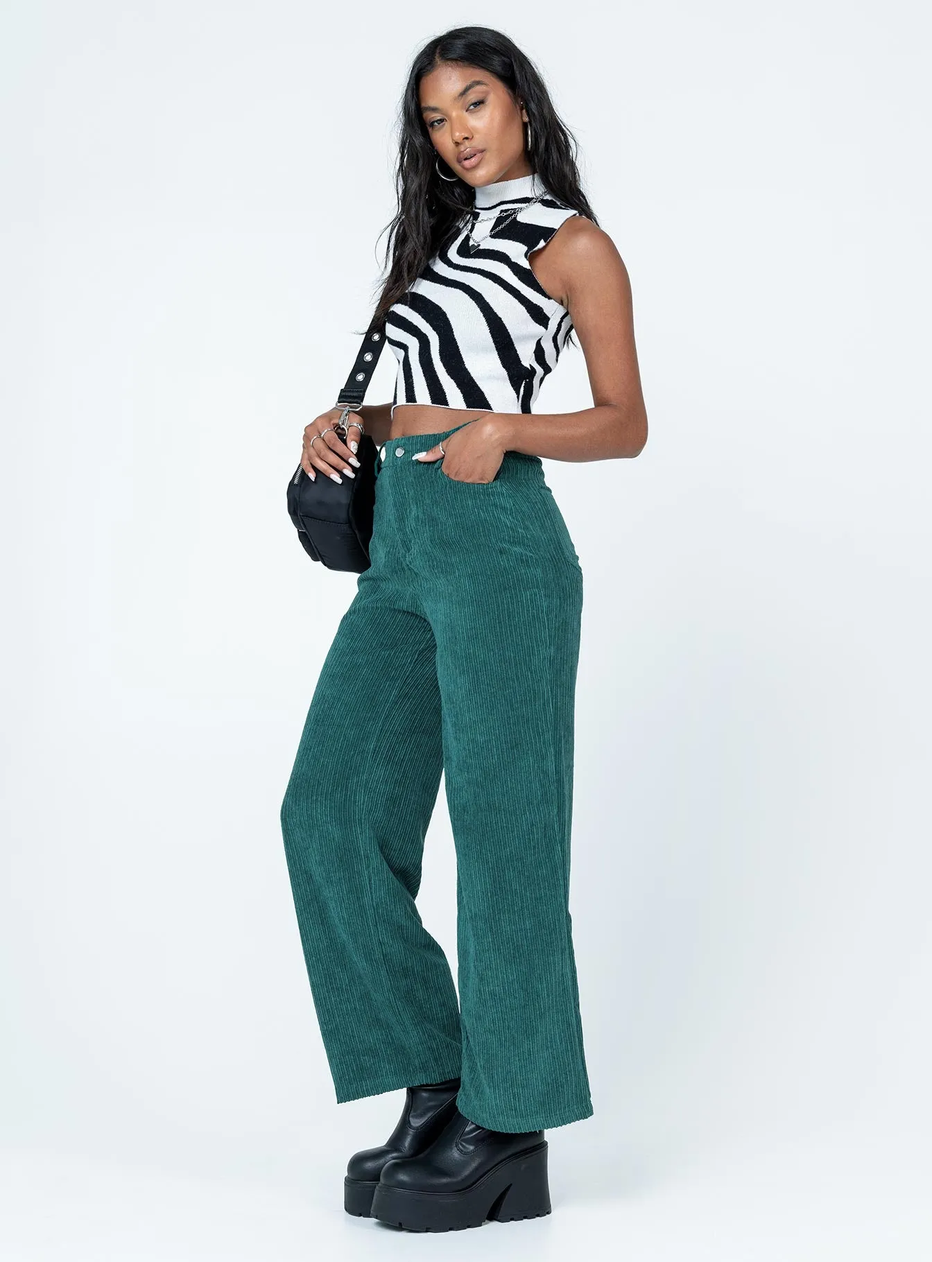 Shaun Pants Forest Green