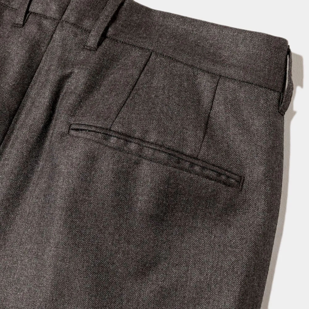 Side Zip Wool Slacks(Charcoal)/MW-PT23202