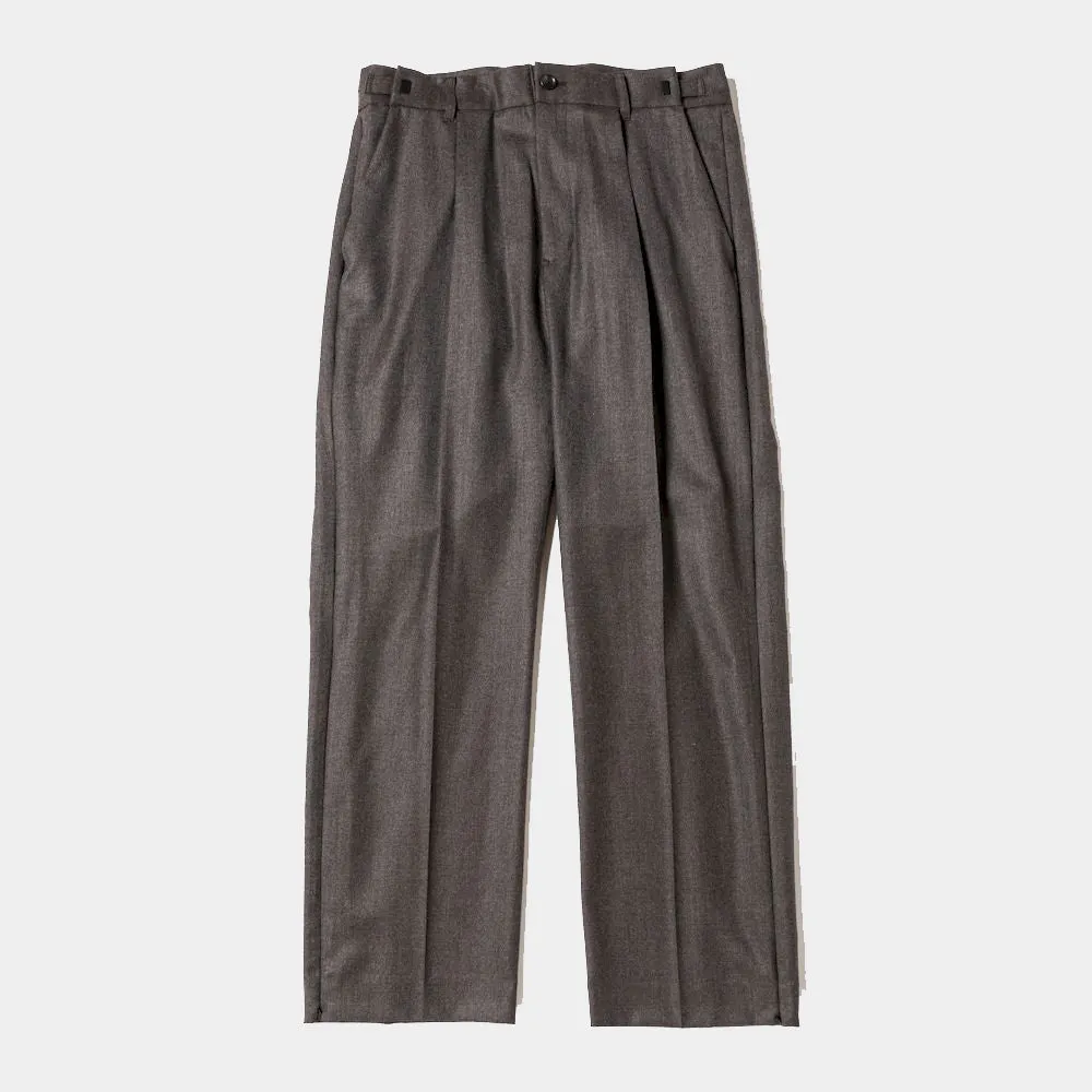 Side Zip Wool Slacks(Charcoal)/MW-PT23202